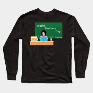 world teachers day Long Sleeve T-Shirt